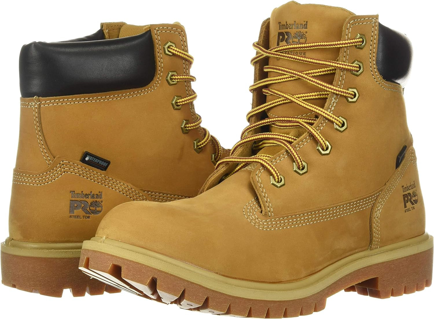 Men'S Direct Attach 6 Inch Soft Toe Insulated Waterproof Work Boot, Marigold