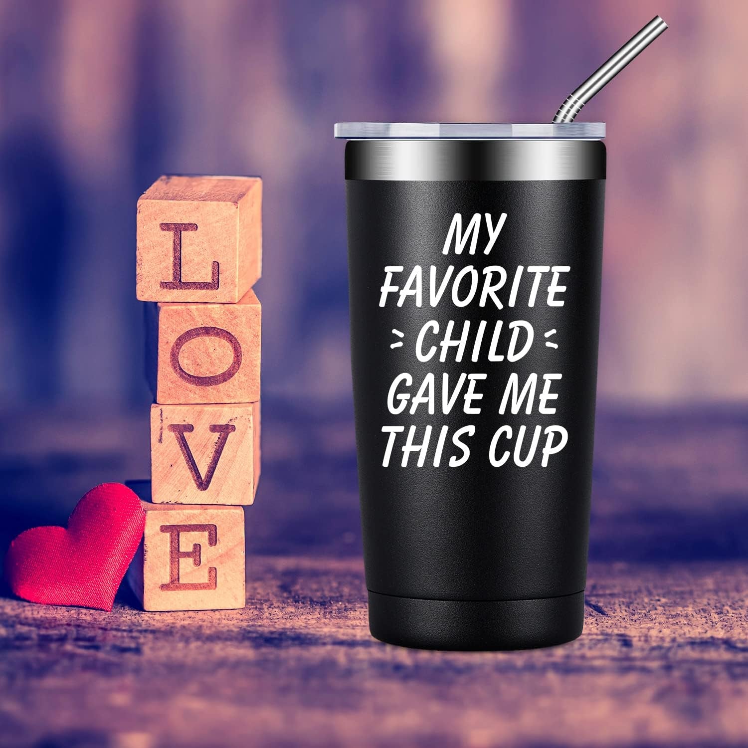 Gifts for Dad - My Favorite Child Gave Me This Cup - Novelty Birthday Gifts for Dad from Daughter Son Kids - Father'S Day, Christmas Giftsi for Dad, Parents, Grandpa, Men - Tumbler