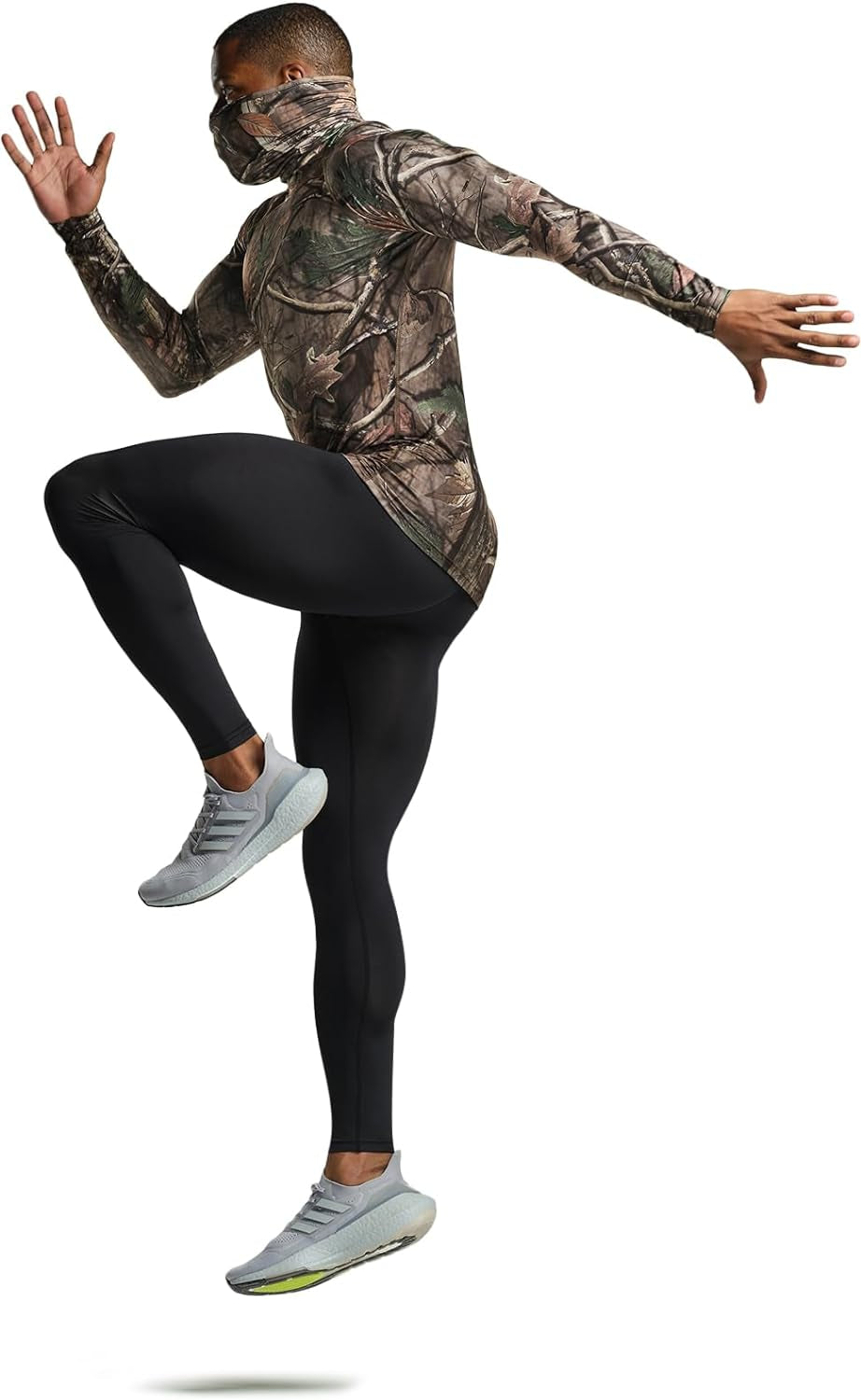1 or 3 Pack Men'S UPF 50+ Mock Long Sleeve Compression Shirts, Athletic Workout Shirt, Water Sports Rash Guard