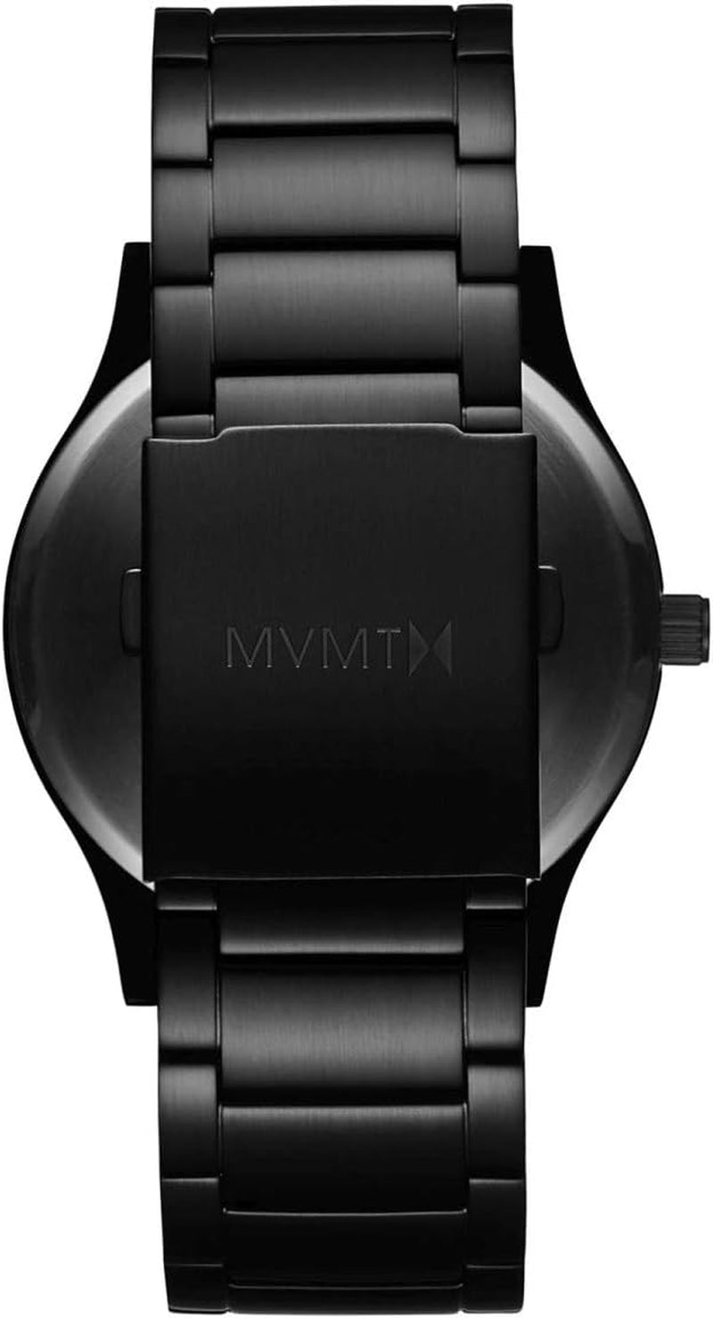 Classic II - Vintage Men’S Wristwatch - Minimalist Watch - Stainless Steel Water-Resistant Watch 5 ATM/50 Meters - Premium Leather Men’S Watches - Interchangeable Bands - 44Mm
