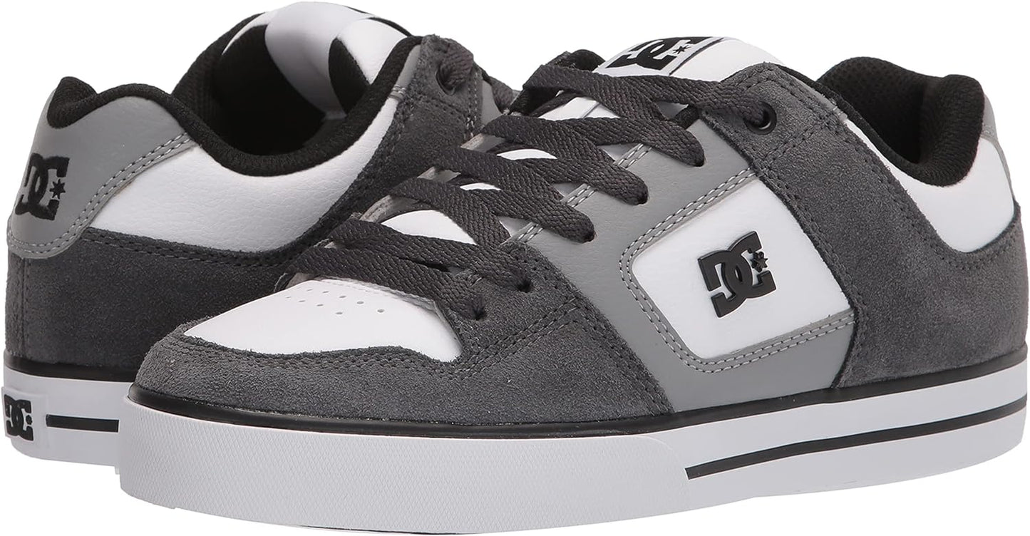 Men'S Pure Low Top Lace up Casual Skate Shoe Sneaker