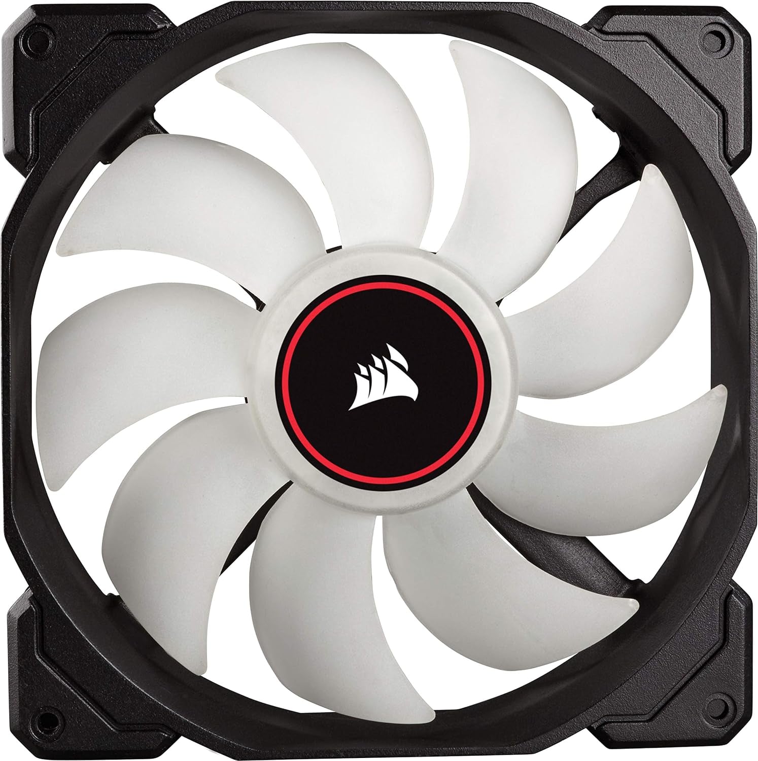 AF140 LED Low Noise Cooling Fan, Single Pack - Red,Co-9050086-Ww