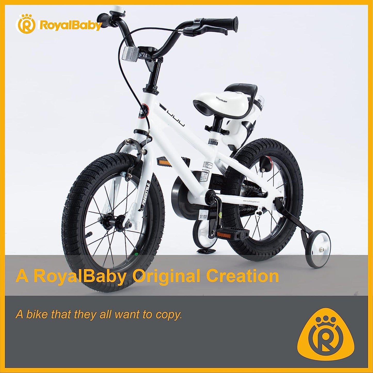 Freestyle Kids Bike 12 14 16 18 Inch Bicycle for Boys Girls Ages 3-10 Years, Multiple Color Options
