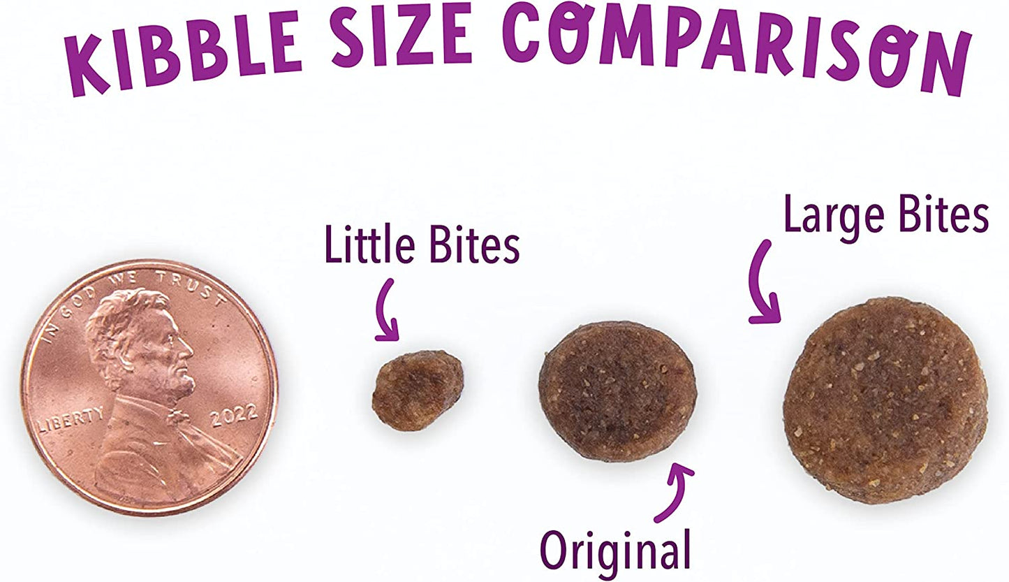 Little Bites Dry Dog Food, Natural Food with Added Vitamins & Minerals, Suitable for Teacup, Toy & Small Dogs, Chicken & Brown Rice Recipe (4 Pound / 1.8 Kg)